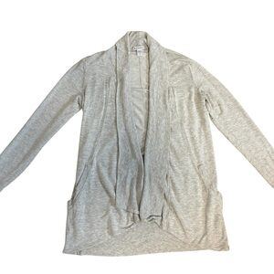 Athleta Pranayama Wrap Cardigan Nirvana Modal Open Front Cozy Small